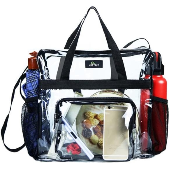 Clear Bag Stadium Approved 12×6×12, Clear Stadium Tote Bag for Women and Men